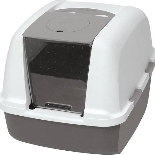 Catit Arenero Cerrado Jumbo, Gris