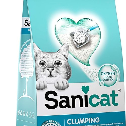 Sanicat - Arena para gatos Aglomerate con aroma a jabón de Marsella| Con control de olor garantizado | Absorbe la humedad y facilita la limpieza de la bandeja | 10 L de capacidad