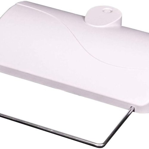 Lumeno pie de Mesa Pesado 6180 con Tornillo de Bloqueo, Soporte de Mesa para lámparas Lupa, lámparas de Puesto de Trabajo y lámparas de Aumento, blancovit