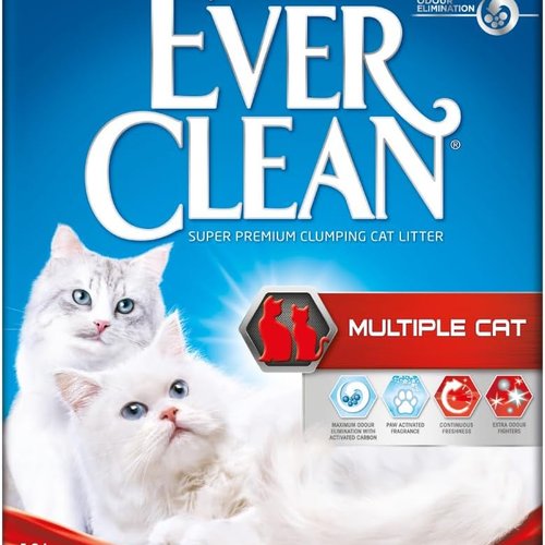 Ever Clean Arena aglutinante para gatos, para múltiples gatos, perfumada para una frescura duradera, resistencia a la aglutinación inmejorable, 10 litros