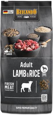 Belcando Adult Lamb & Rice [12,5 kg] Alimento para Perros | Comida Seca con Cordero para Perros sensibles