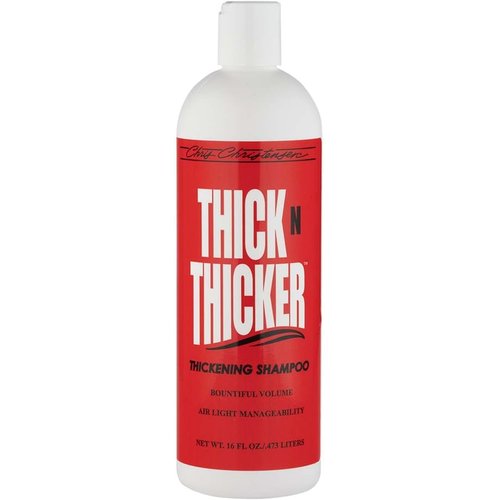 Chris Christensen Thick N Thicker Champú Profesional para Perros de Pelo Voluminoso y Denso, limpieza profunda, 473 ml