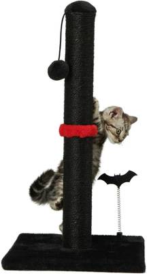 MECOOL Poste rascador para gatos de sisal de alta calidad con bola colgante, rascador vertical para gatos y gatitos de interior